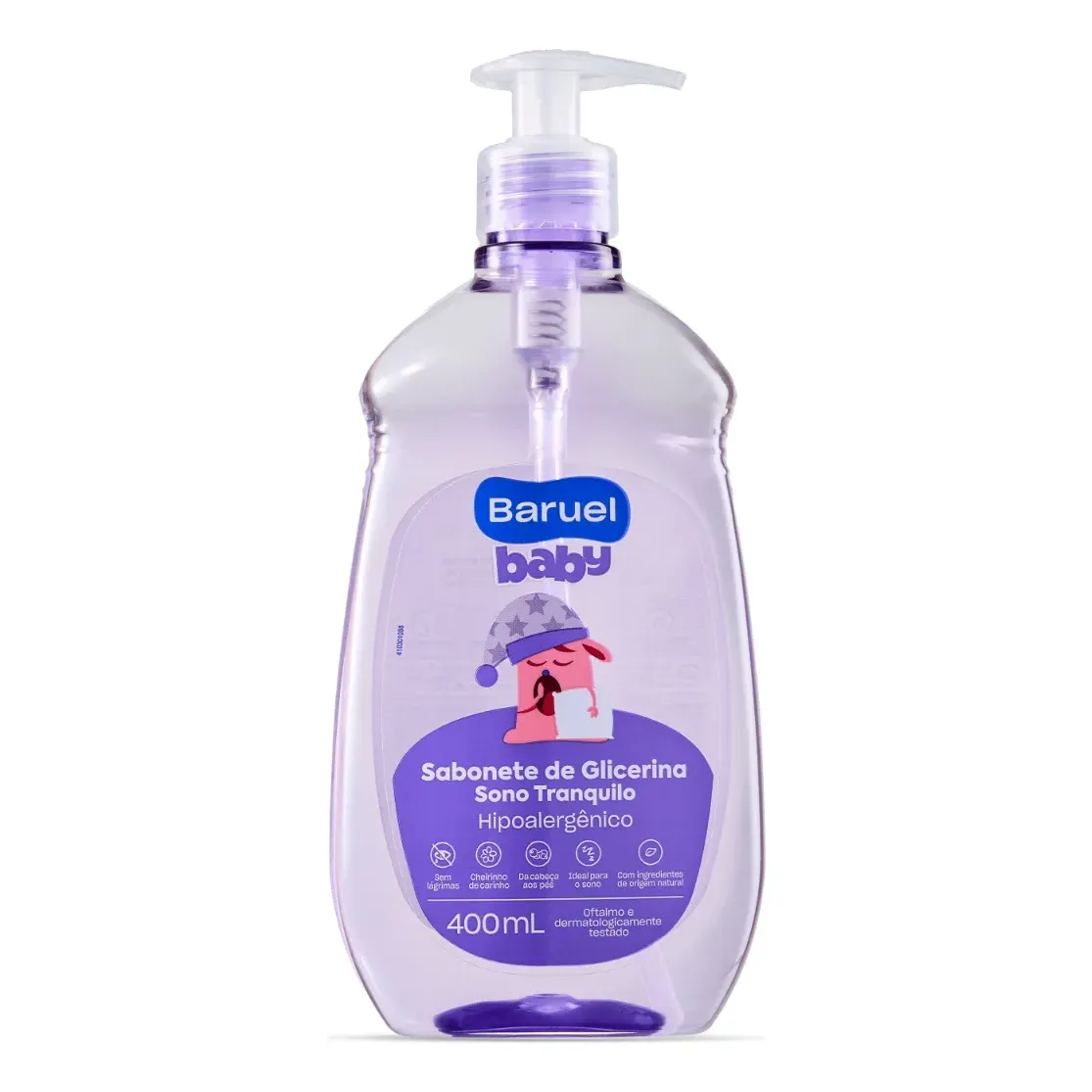 Sabonete Infantil Líquido Tranquilo 400ml Baruel Baby