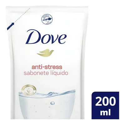 Sabonete líquido Dove Anti-Stress fragrância neutra em líquido 200 ml