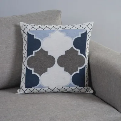 Capa Para Almofada Dupla Face Jacquard Grécia 1 Peça 45x45
