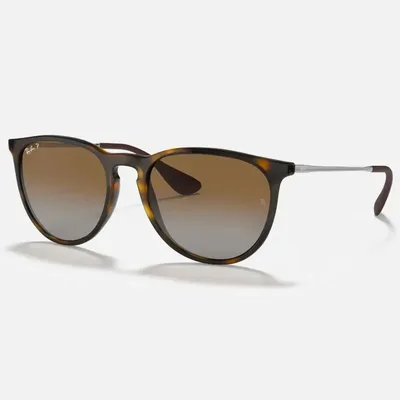 Óculos de Sol Ray-Ban Erika Classic tamanho Standard armação polished e lentes marrons