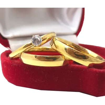 Par De Aliança De Casamento Fina 4mm + Solitário Zircônia