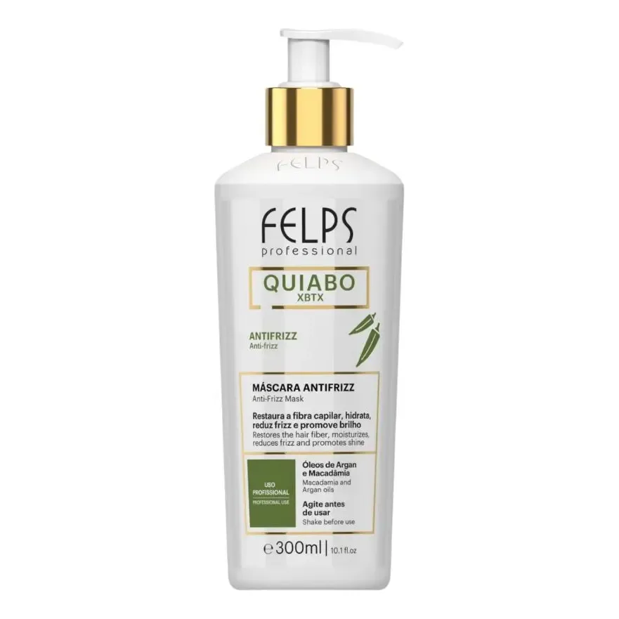Felps Quiabo XBTX Okra máscara para o cabelo Mulher 300 ml