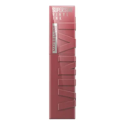 Batom Líquido, Longa Duração, Acabamento Vinil Espelhado e Efeito Gloss, Brilho Instantâneo, Conforto para os Lábios, Fórmula Vegana, Cor Witty, SuperStay Vinyl Ink Maybelline NY 4,2ml