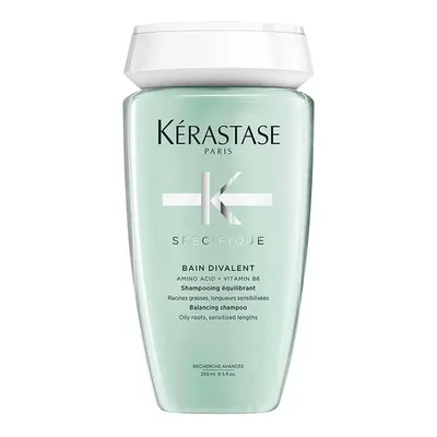 Shampoo Kérastase Specifique Bain Divalent, Para Raízes Oleosas e Cabelos Sensibilizados 250ml