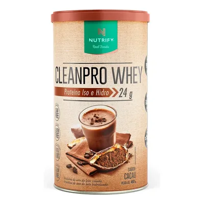 Proteína Cleanpro Whey Nutrify Cacau 450g Pote