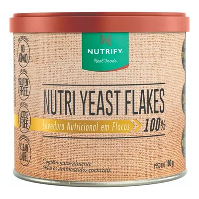 Nutri Yeast Flakes Levedura Nutricional 100g Nutrify