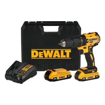 Parafusadeira e Furadeira de Impacto 13mm 20V DEWALT DCD7781D2 Com 2 Baterias, Carregador e Maleta