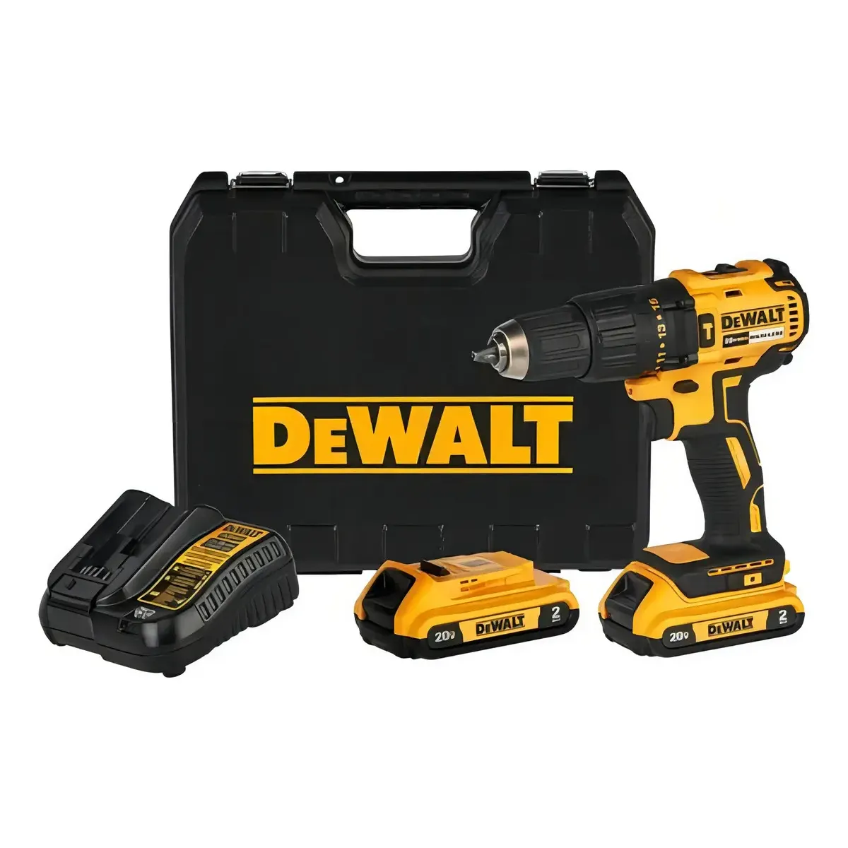 Parafusadeira e Furadeira de Impacto 13mm 20V DEWALT DCD7781D2 Com 2 Baterias, Carregador e Maleta