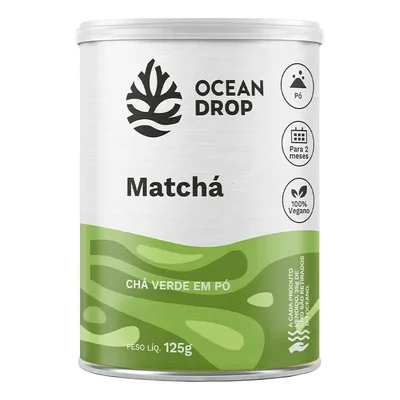 Matcha Em Pó (125g) Ocean Drop Sabor Sem sabor