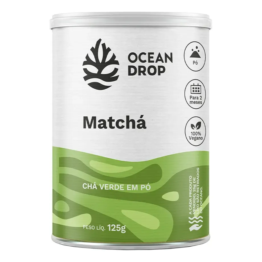 Matcha Em Pó (125g) Ocean Drop Sabor Sem sabor