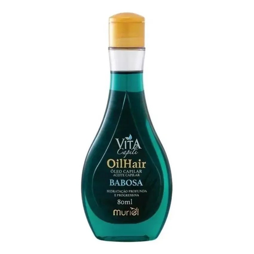 Óleo Babosa Capilar Cabelo Brilho Maciez Vita Capili 80ml