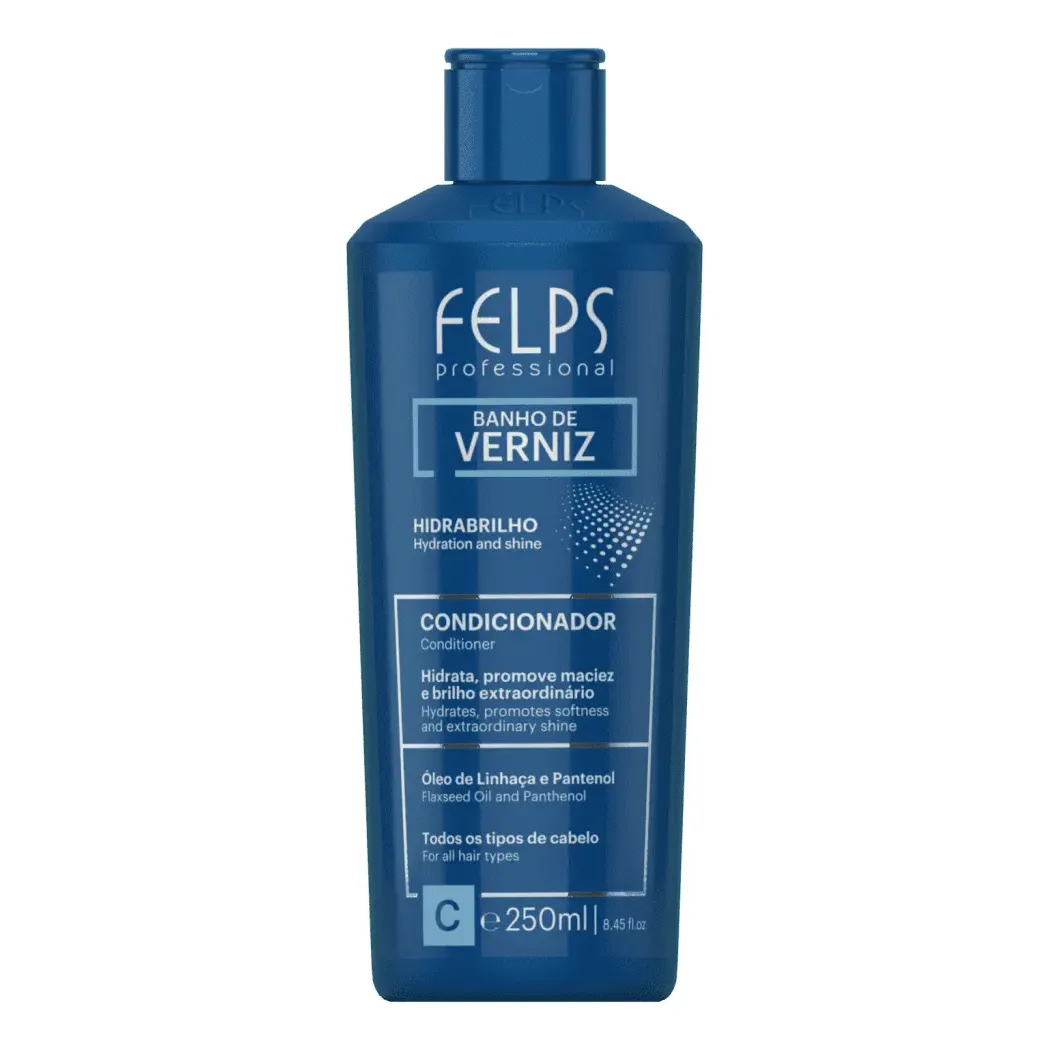 Condicionador De Brilho Banho De Verniz Felps 250ml