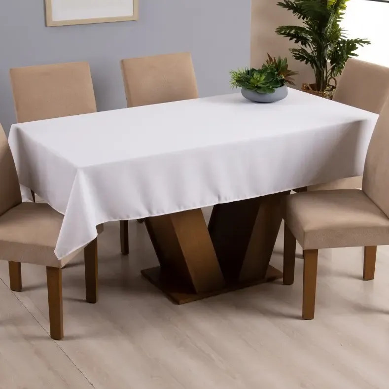 Toalha De Mesa 4 Cadeiras Lisa Oxford Basica 1,45 X 1,45