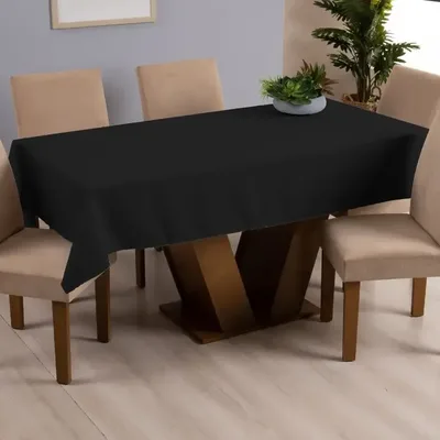 Toalha De Mesa Oxford 6 Cadeiras Lisa Para Festas Promoção
