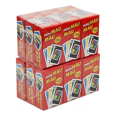Kit 12 Unidades Jogo Mini Mau Mau Lembrancinha Crianças Uno