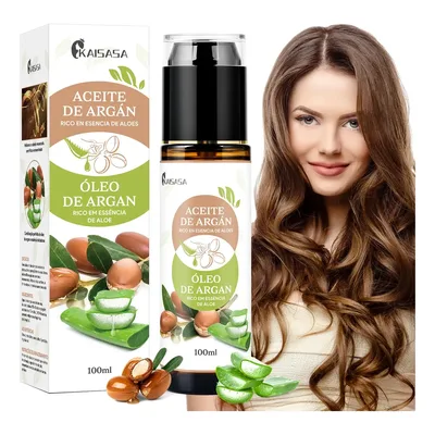 Kaisasa Oleo De Argan Aloe Vera Cuidados Com Os Cabelos
