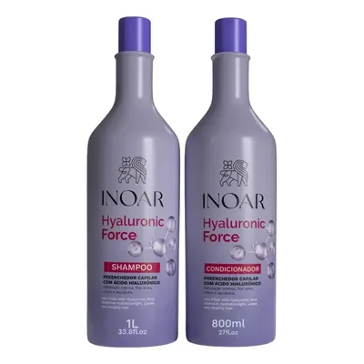 Inoar Kit Inoar Hyaluronic Force Sh 1 Lt + Cond 800ml