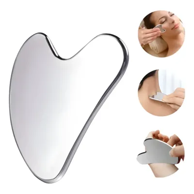 Guacha Inox Massagem Facial Drenagem Skincare Anti Idade