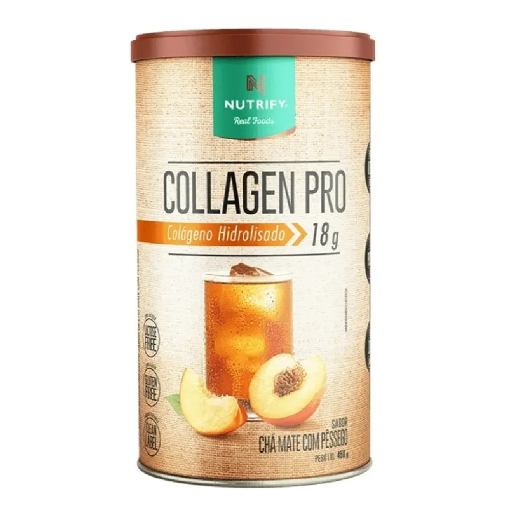 Collagen Pro Body Balance Mate com Pêssego - Nutrify 450g