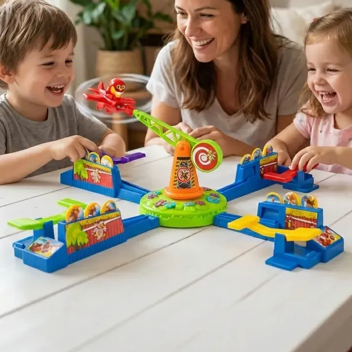 Jogo Resgate Das Galinhas Aero Looping Infantil Educativo