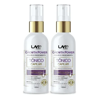 Kit 2 Tônico Capilar Antiquada Growth Power 120ml Spray
