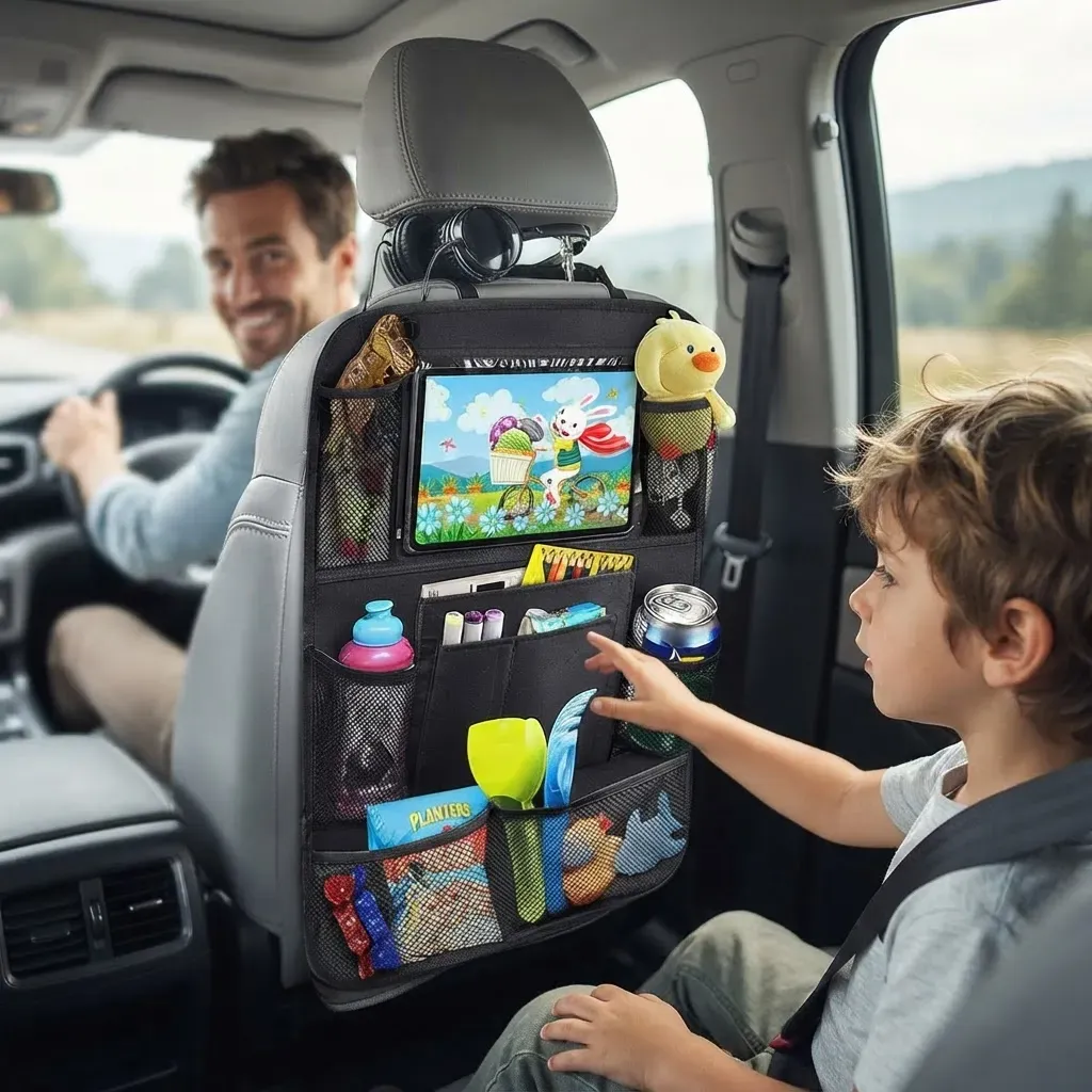 Organizador Universal Banco Traseiro Carro Suporte Tablet
