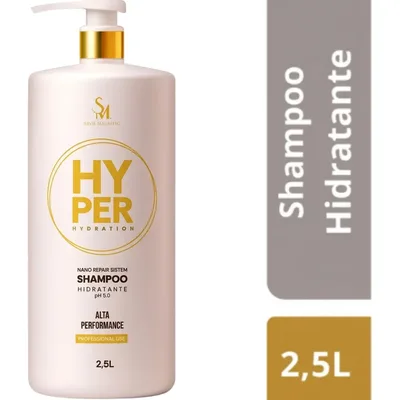 Shampoo Hidratante Lavatório 2,5l Uso Diário Hyper Hydration