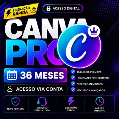 Canva Pro - Acesso Imediato No Seu Email