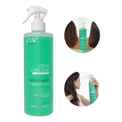 Nano Tecnologia Potencializador Ionizado Verde Capilar Top