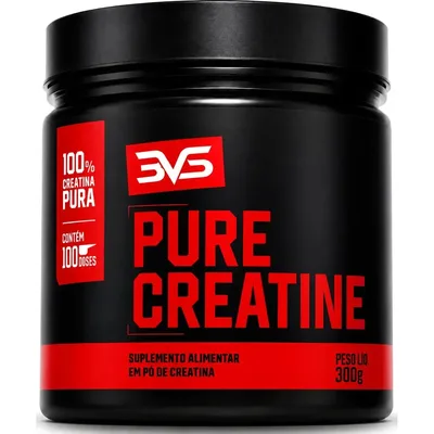 Creatina Monohidratada 300g - 100% Pura - 3VS NUTRITION