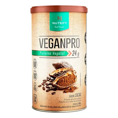 Proteína Veganpro Cacau 450g Nutrify Cacau