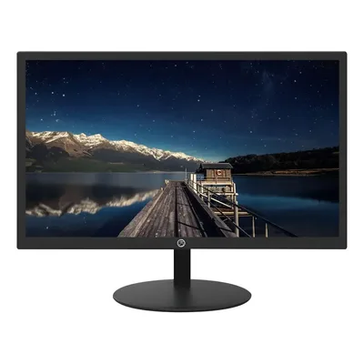 Monitor Led 19 Brazil Pc Corp 19wr 60hz Slim Base Redonda Pt Cor Preto