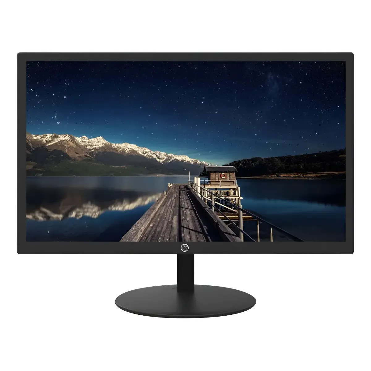 Monitor Led 19 Brazil Pc Corp 19wr 60hz Slim Base Redonda Pt Cor Preto