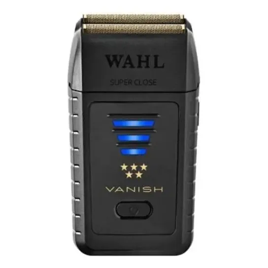 Máquina de barbear recarregável profissional Wahl Vanish preta