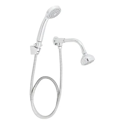 Chuveiro Celite Cromada Deluxe Inox com Chuveirinho para Água Quente