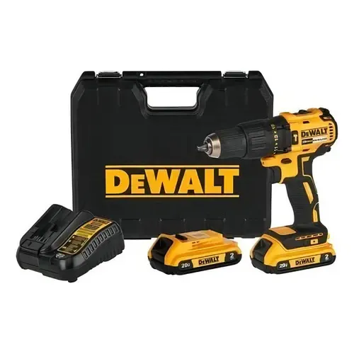 Parafusadeira e Furadeira de Impacto 13mm 20V - DEWALT - DCD7781D2-BR Com 2 Baterias, Carregador e Maleta