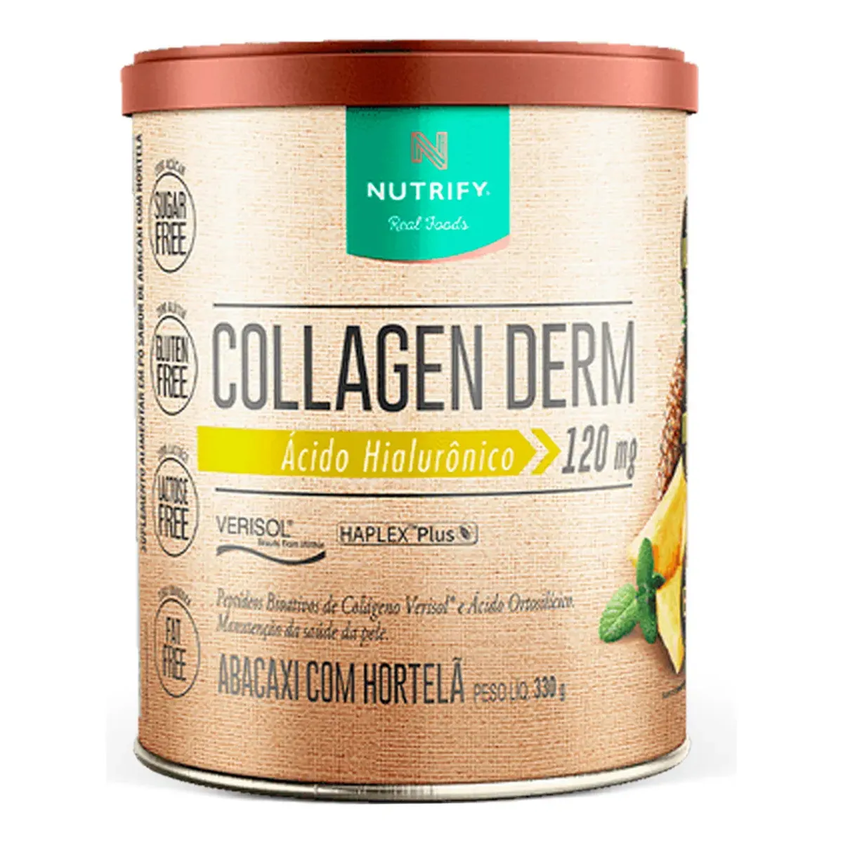 Collagen Derm Abacaxi com Hortelã - Nutrify 330g