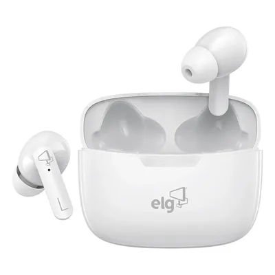 Fone De Ouvido Bluetooth Tws Branco Twpro3s ELG Cor Cinza
