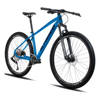 Bicicleta Aro 29 Alfameq Vx 12v Freio A Disco Hidráulico Cor Azul/preto Tamanho Do Quadro 17