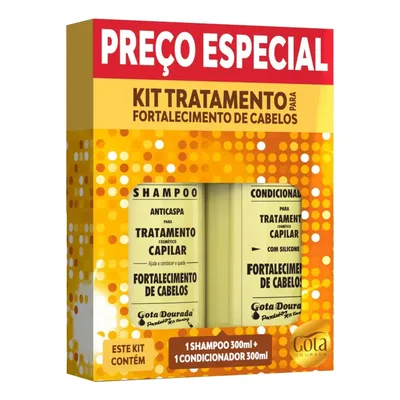 Shampo Condicionador Tratamento Fortalecedor De Cabelo 300ml