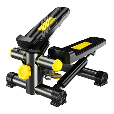 Mini Stepper Com Elásticos Simulador De Caminhada Wct Fitnes Cor Preto