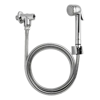 Chuveirinho Blukit Cromado Com Desviador e Mangueira Flexível 1,80m