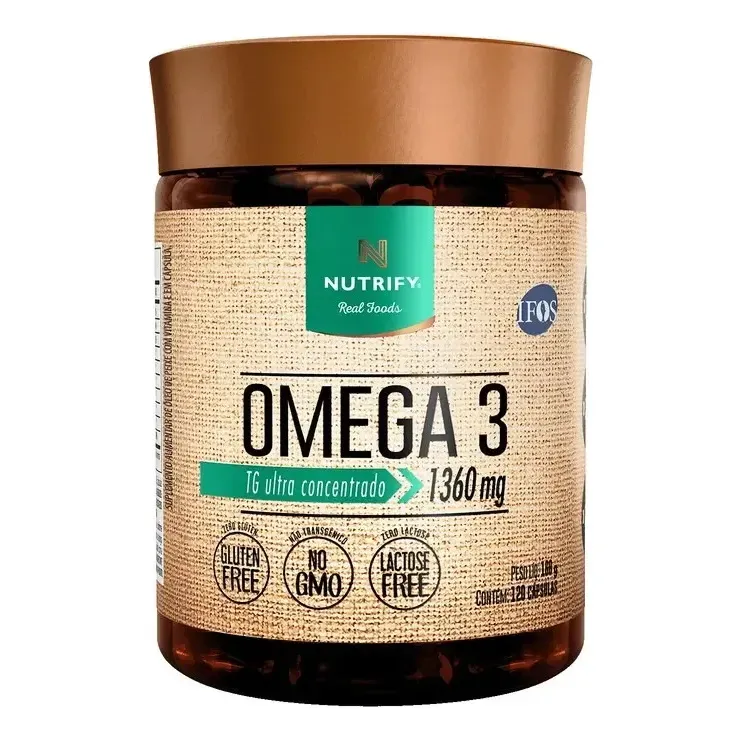 Ômega 3 TG 1360mg Ultra Concentrado 60 cápsulas Nutrify