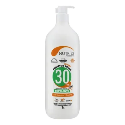 Protetor Solar Nutriex Profissional Fps 30 Ação Repelente 1l