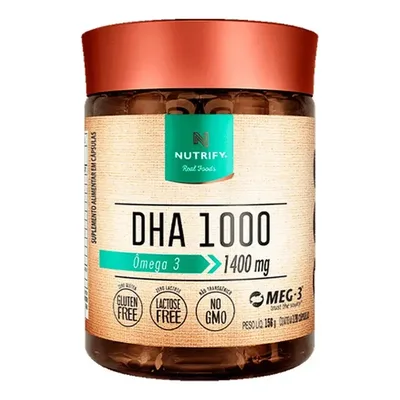 Ômega 3 Dha 1000 120 Cápsulas Nutrify Neutro