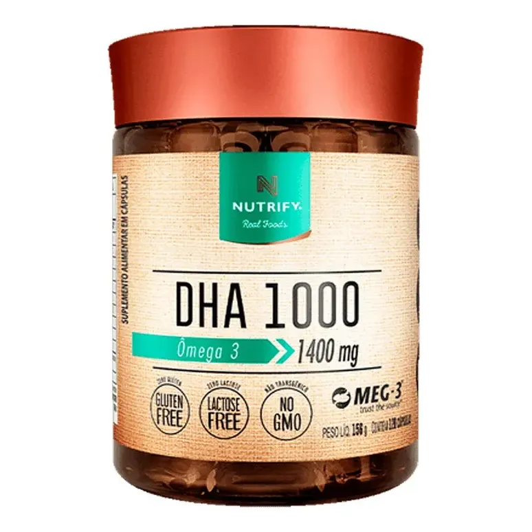 Ômega 3 Dha 1000 120 Cápsulas Nutrify Neutro