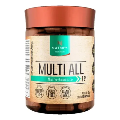Multi All Multivitamínico - Nutrify 60 Cápsulas