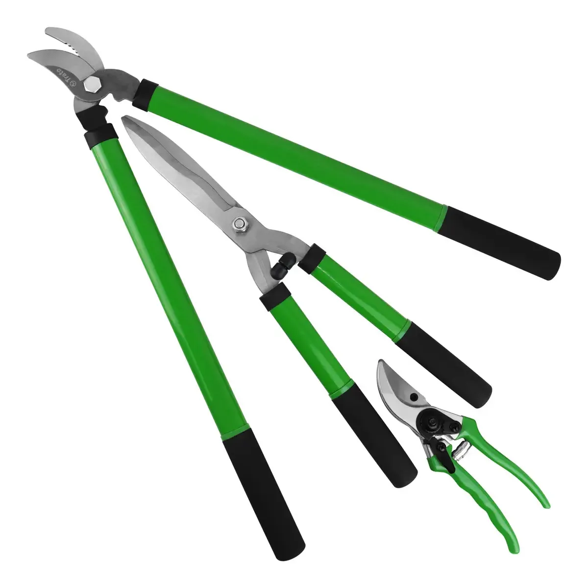 Kit 3 Tesouras Poda Jardim Cerca Viva Jardinagem Tcut3 Trato