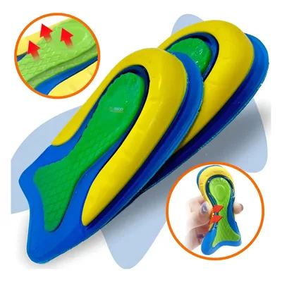 Palmilha Para Calcanhar Em Silicone P Esporão De Calcâneo Tamanho da palmilha 1Par 35a40