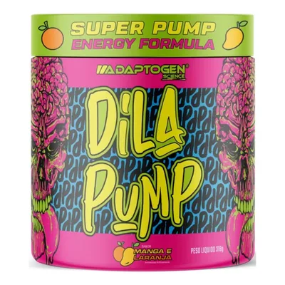 Pré Treino E Vasodilatador C/ Beta Dila Pump 318g Adaptogen Sabor Manga E Laranja
